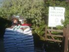 richard taking delivery of organic compost